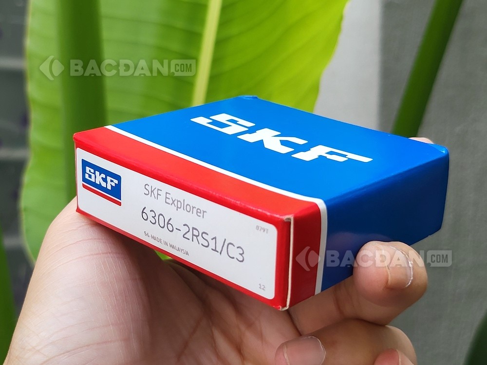 Cấu tạo bạc đạn 6306-2RS1/C3 chính hãng SKF