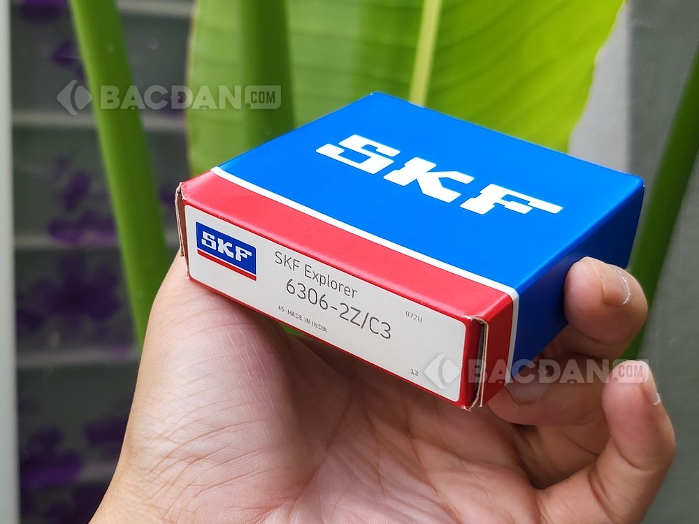 Cấu tạo bạc đạn 6306-2Z/C3 chính hãng SKF