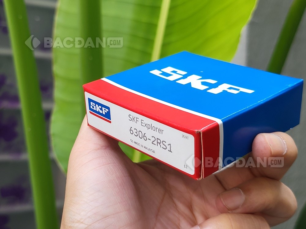 Cấu tạo bạc đạn 6306-2RS1 chính hãng SKF