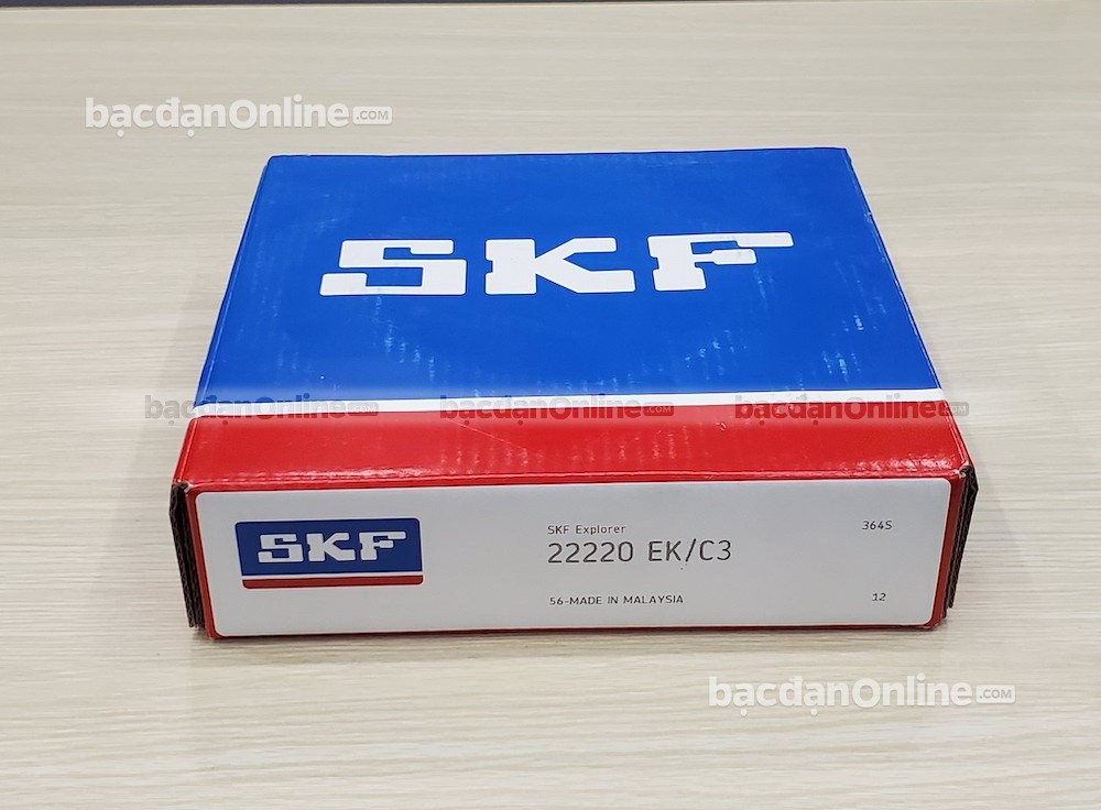 Bạc đạn 22220 EK/C3 (lỗ côn) SKF - Bạc đạn nhào 2 dãy tự lựa SKF