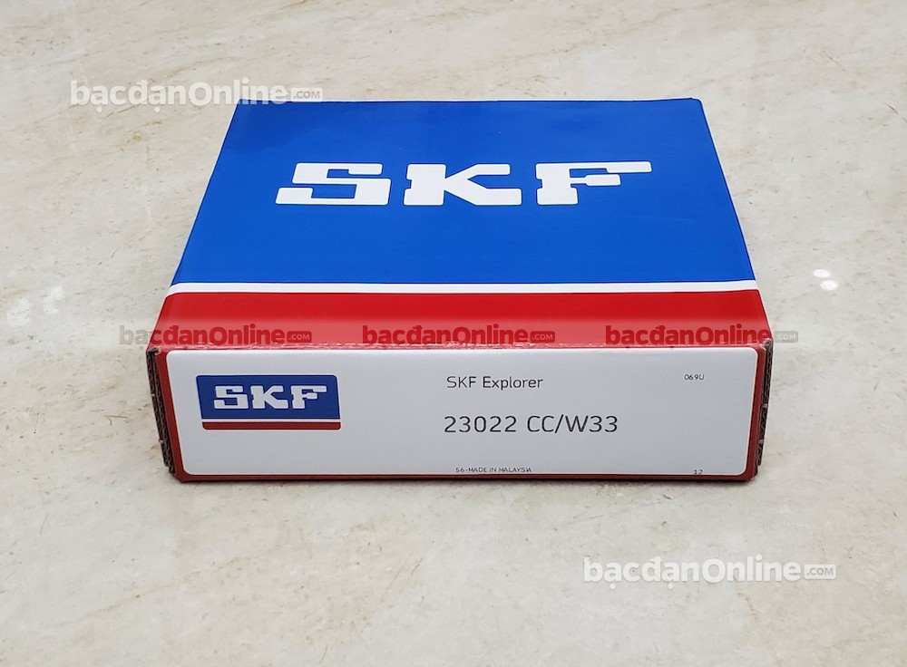 Bạc đạn 23022 CC/W33 chính hãng SKF - Bạc đạn nhào cà na 2 dãy tự lựa