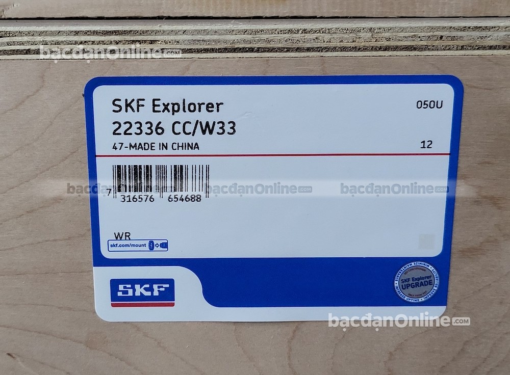 Bạc đạn 22336 CC/W33 chính hãng SKF - Bạc đạn cà na 2 dãy tự lựa
