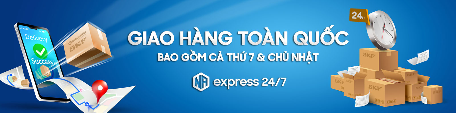 Giao hàng toàn quốc tất cả các ngày trong tuần