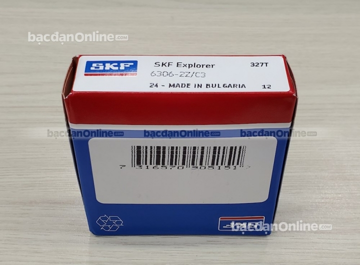 Bạc đạn 6306-2Z/C3 chính hãng SKF