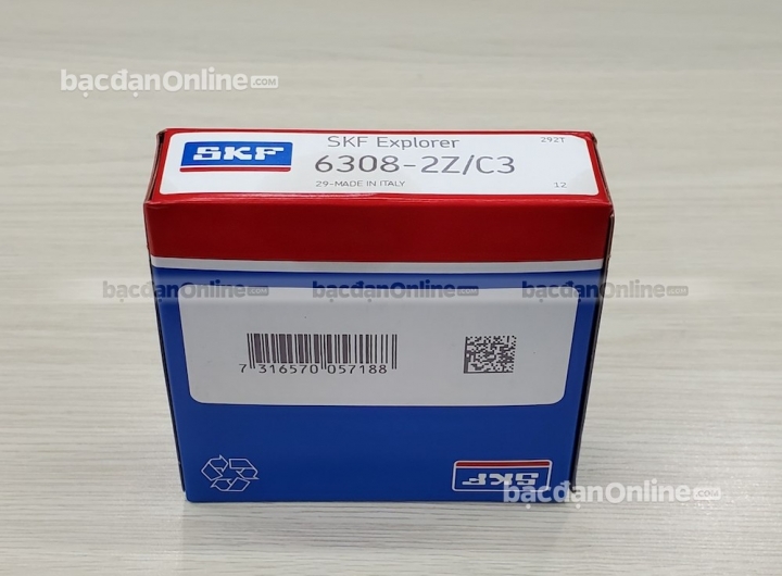 Bạc đạn 6308-2Z/C3 chính hãng SKF