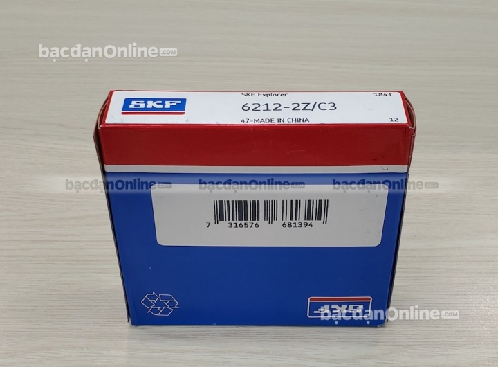 Bạc đạn 6212-2Z/C3 chính hãng SKF